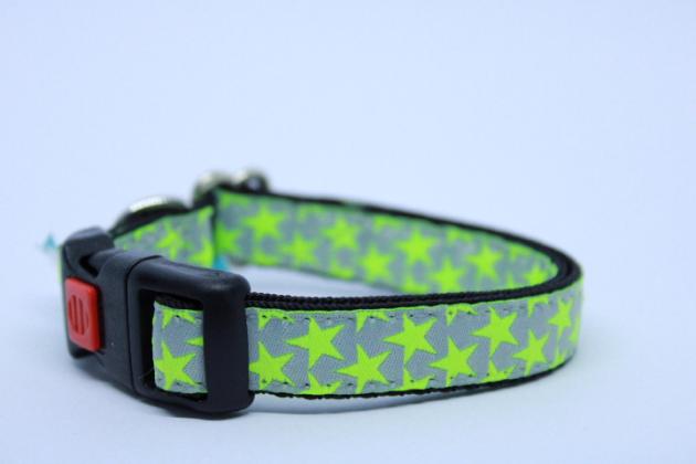 Halsband Neon yellow Stars