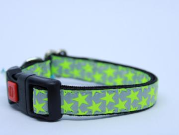 Halsband Neon yellow Stars