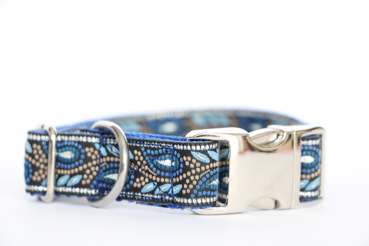 Halsband Dots Blue