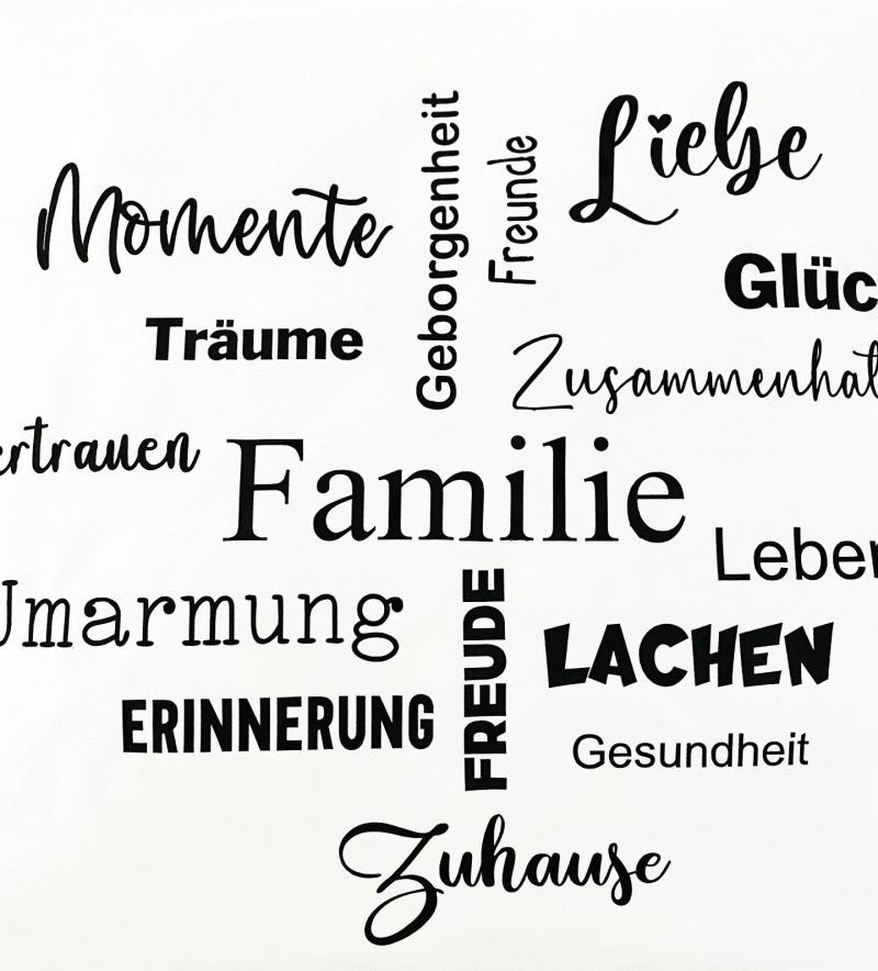 Kissen Familie