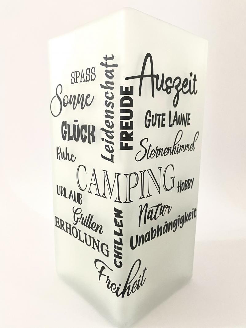 Tischlampe Camping