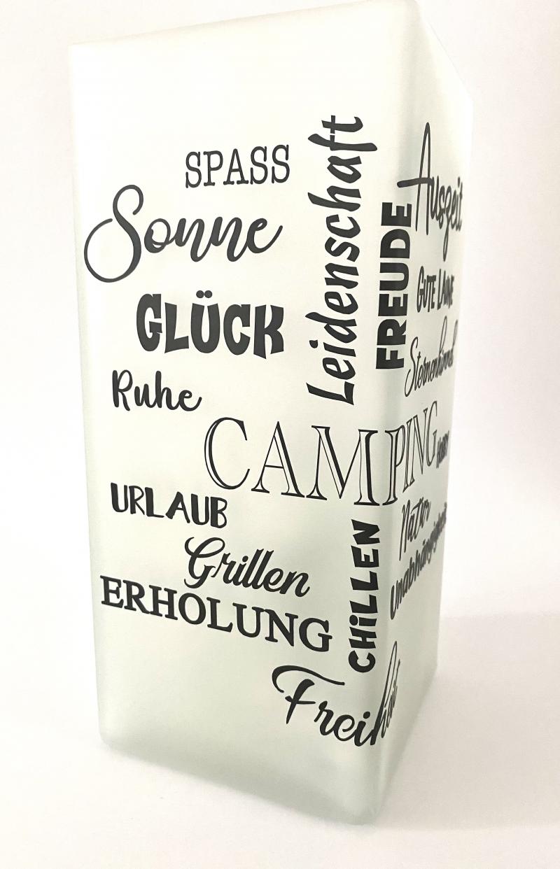 Tischlampe Camping