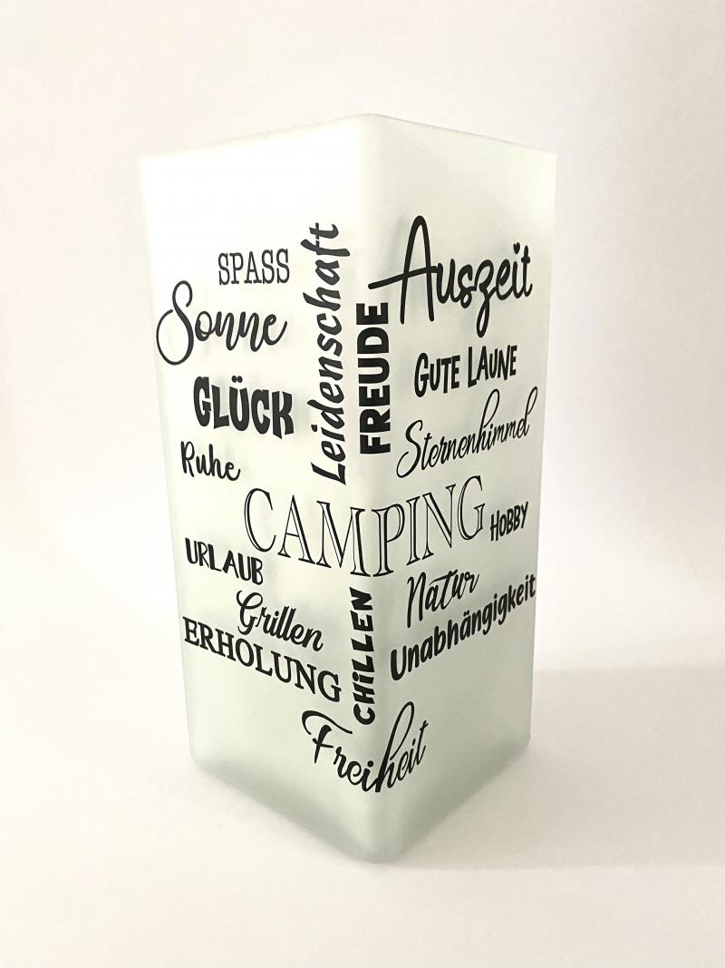 Tischlampe Camping
