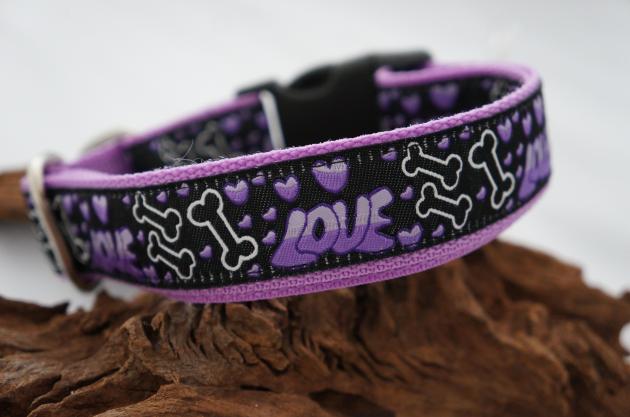 Halsband Big Love violett
