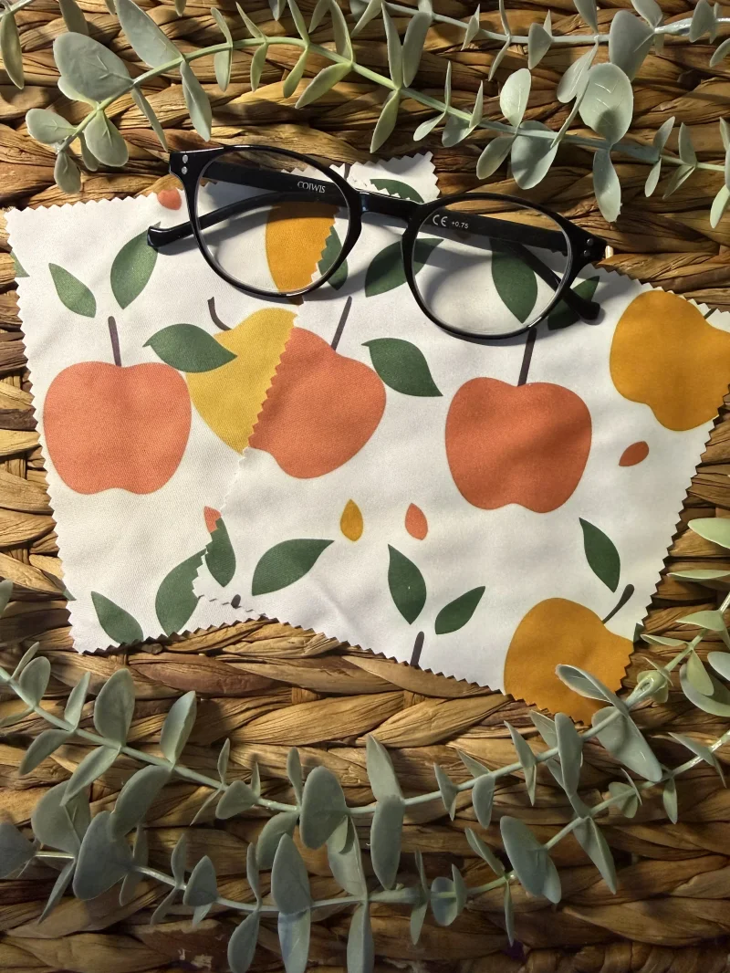 Brillenputztuch Apfel