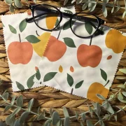 Brillenputztuch Apfel