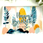 Karte Geburtstag Boho To You
