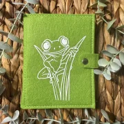 Filz Notizbuch Frosch