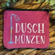 Geldbeutel Duschmünzen