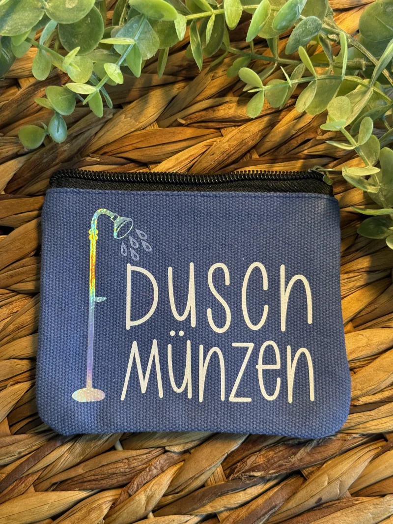 Geldbeutel Duschmünzen