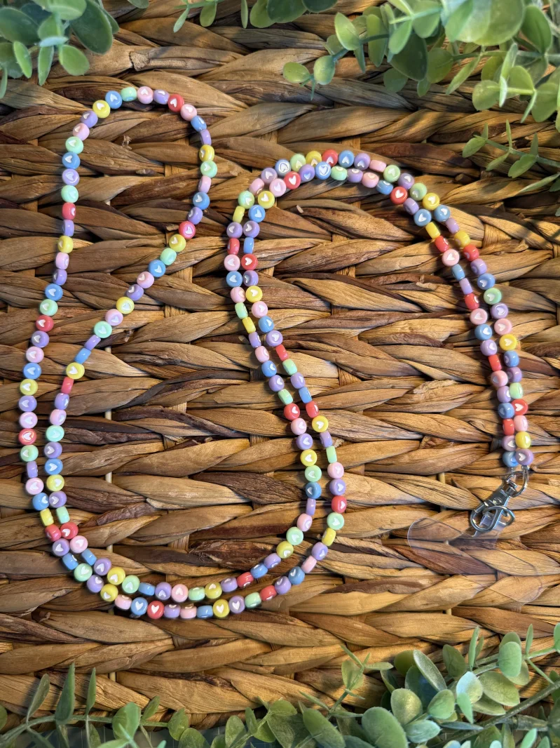 Handykette bunte Herzen lang
