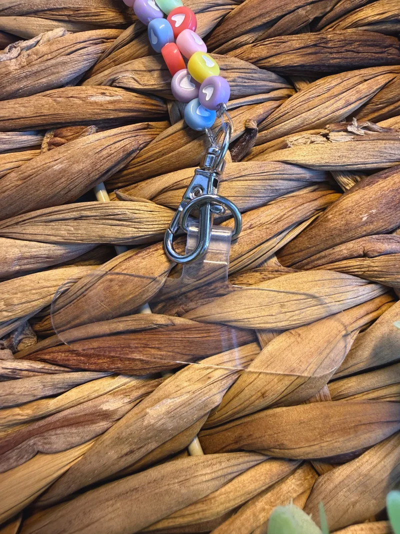 Handykette bunte Herzen lang