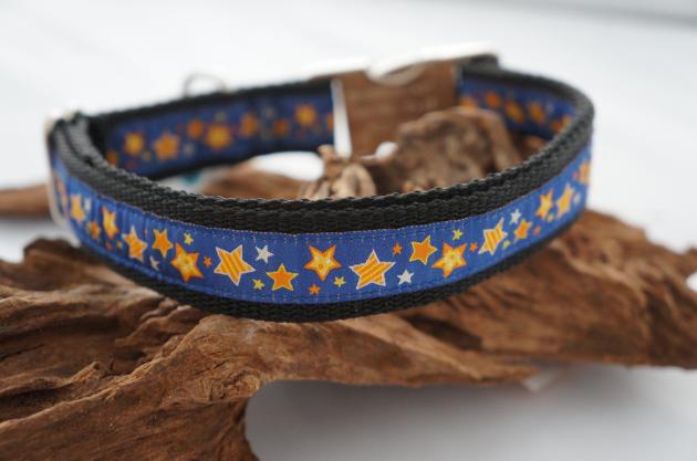 Halsband Sternenhimmel blau